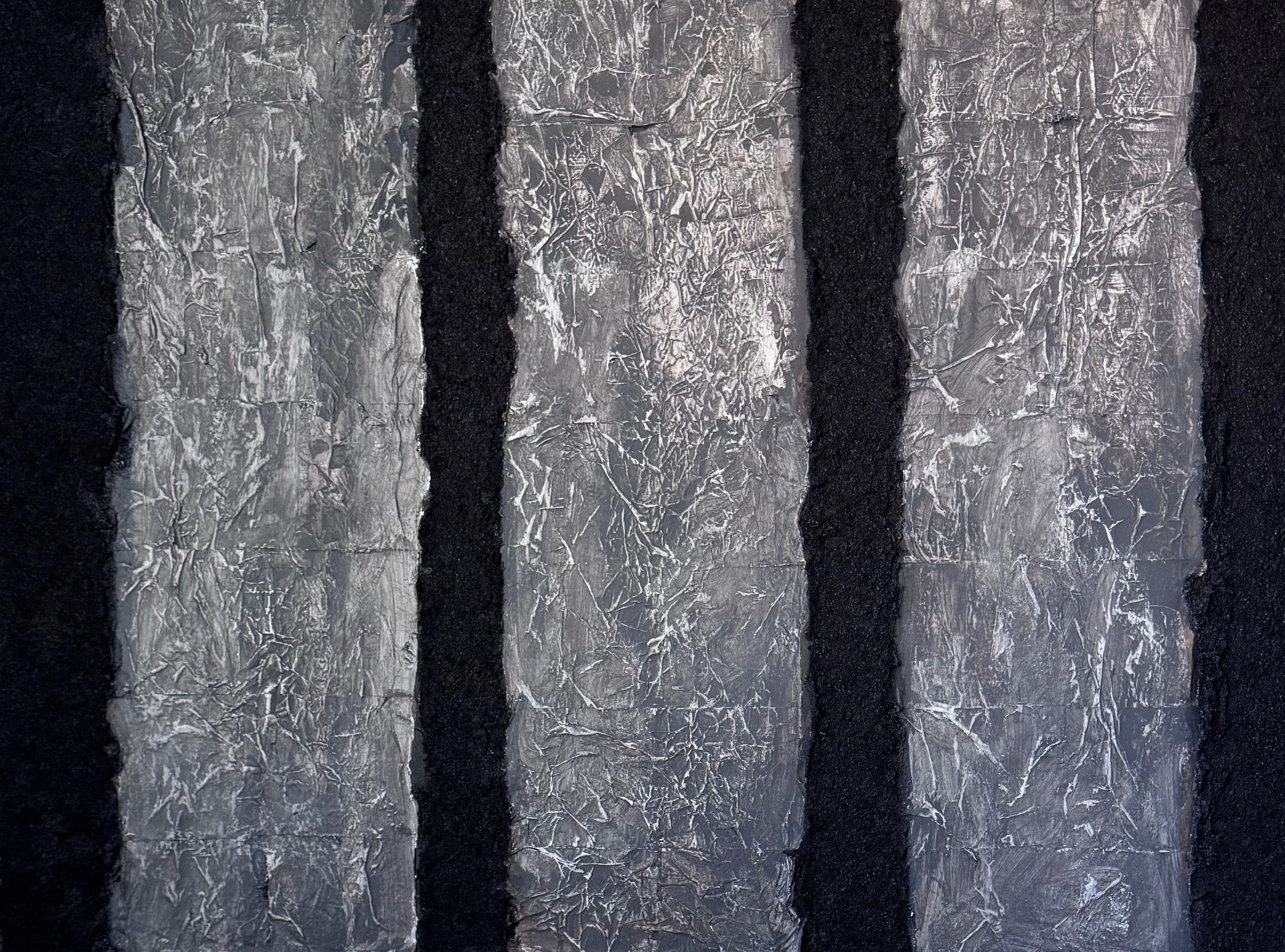 False Crest, Mixed media on canvas
