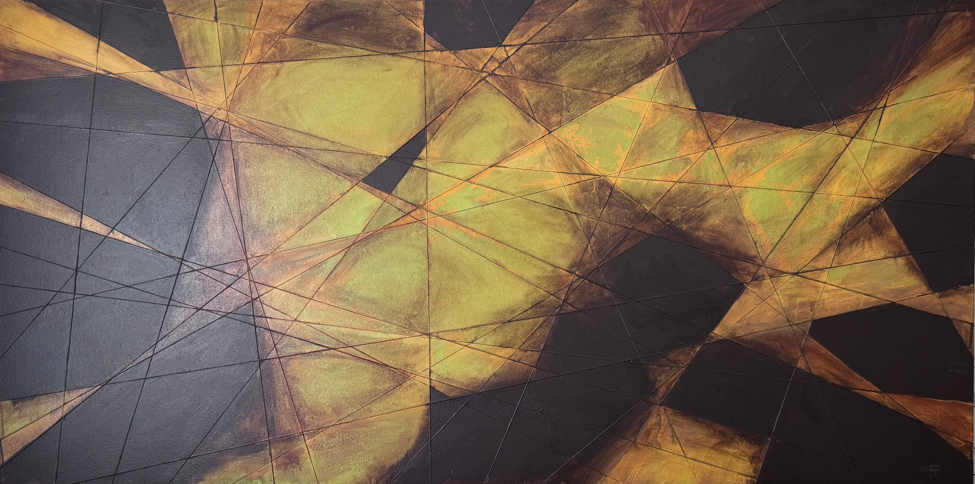 Refractal, Acrylic on canvas