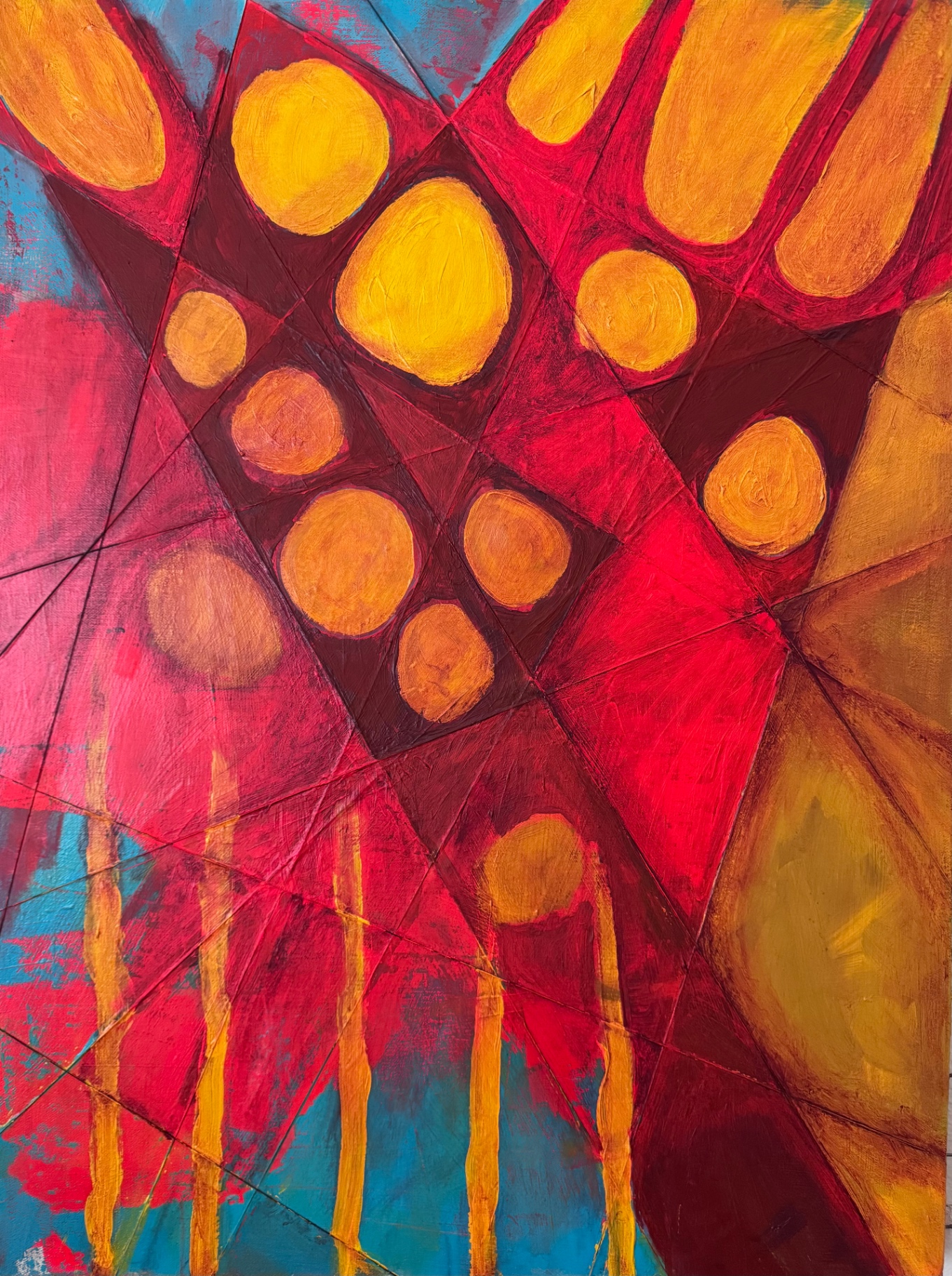 Sample-1, Acrylic on canvas