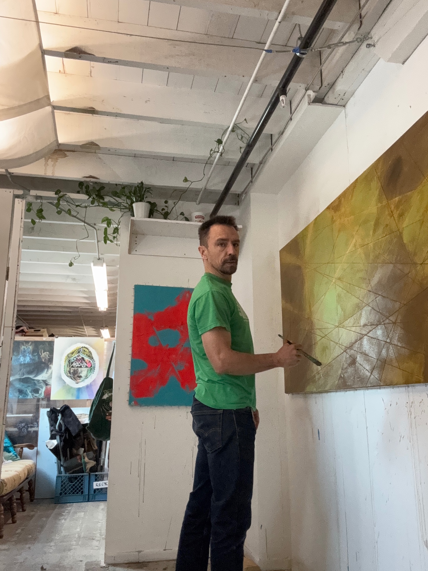 Dante Diego in his Petaluma studio